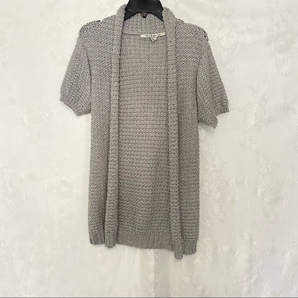 Silver Knit Cardigan